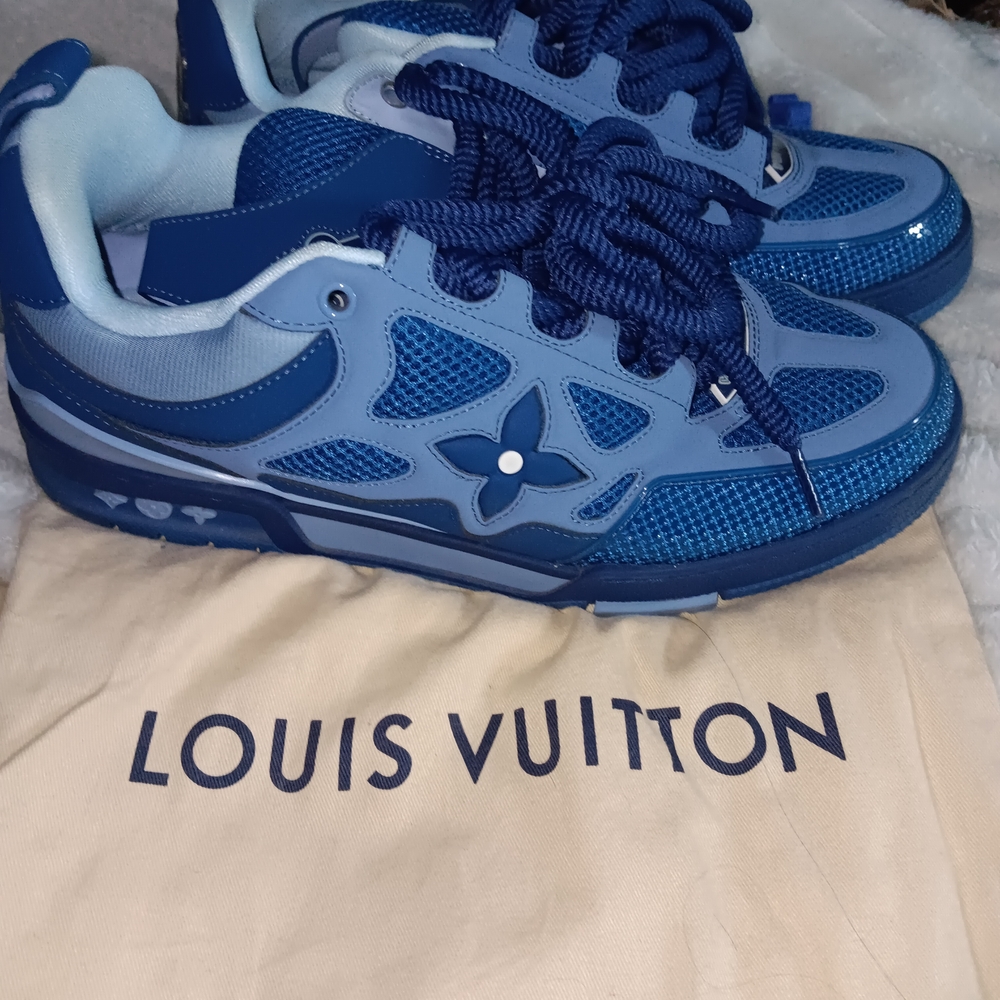Louis Vuitton Men's Sneakers in Blue Tones